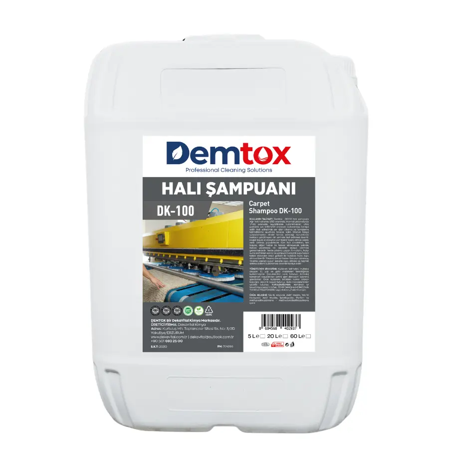 DEMTOX DK-100 HALI ŞAMPUANI 20 KG